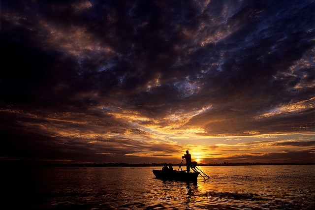 Sunrise on the Mekong Delta. Chris Guy.